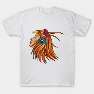 Phoenix girl listen music T-Shirt